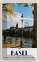 Blechschild 18x12 cm Basel Schweiz Fluss Riesenrad Natur Bildmotiv Reisemotiv Abenteuer Reisen Urlaub