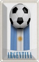 Blechschild 18x12 cm Argentinien Flagge Fußball Bildmotiv Reisemotiv Abenteuer Reisen