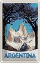 Blechschild 18x12 cm Argentinien Gebirge Wanderung Bildmotiv Reisemotiv Abenteuer Reisen