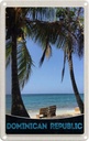 Blechschild 18x12 cm Dominikanische Republik Strand Bildmotiv Reisemotiv Abenteuer Reisen