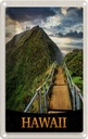 Blechschild 18x12 cm Hawaii Insel Strand Palmen Natur Bildmotiv Reisemotiv Abenteuer Reisen