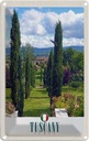Blechschild 18x12 cm Toskana Italien Natur Wiese Bildmotiv Reisemotiv Abenteuer Reisen
