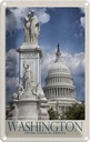Blechschild 18x12 cm Washington Amerika USA weißes Haus Bildmotiv Reisemotiv
