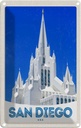 Blechschild 18x12 cm San Diego USA Amerika Bildmotiv Reisemotiv