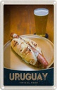 Blechschild 18x12 cm Uruguay Süd Amerika Tipical Food Bildmotiv Reisemotiv USA