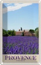 Blechschild 18x12 cm Provence Frankreich Natur Haus lila Abenteuer Reisen Urlaub