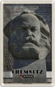 Blechschild 18x12 cm Chemnitz Karl-Marx-Monument Bildmotiv Reisemotiv Abenteuer Reisen