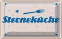 Blechschild 12x18 cm Sterneküche