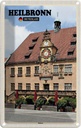 Blechschild 18x12 cm Heilbronn Rathaus Altstadt Bildmotiv Reisemotiv Abenteuer Reisen