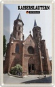 Blechschild 18x12 cm Kaiserslautern Stiftskirche Bildmotiv Reisemotiv Abenteuer Reisen