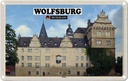 Blechschild 12x18 cm Wolfsburg Schloss Gemälde Bildmotiv Reisemotiv Abenteuer Reisen