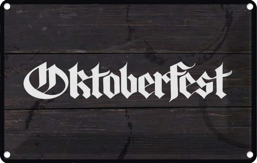 [LA-1784132] Blechschild 12x18 cm Fest Oktoberfest Bier Feiern München Party