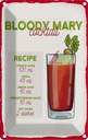Blechschild 18x12 cm Bloody Mary Cocktail Recipe