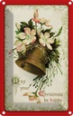 Blechschild 18x12 cm Weihnachten Santa Claus Winterzeit Abenteuer Reisen Urlaub Ostern Gruß