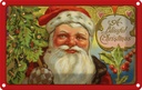 Blechschild 12x18 cm Weihnachten Santa Claus Tannenbaum Abenteuer Reisen Urlaub Ostern Gruß