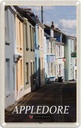 Blechschild 18x12 cm England Appledore Town Street Bildmotiv Reisemotiv Abenteuer Reisen
