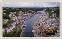 Blechschild 12x18 cm Looe Enlgand United Kingdom Town Bildmotiv Reisemotiv Abenteuer Reisen