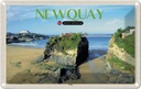 Blechschild 12x18 cm Newquay Coast United Kingdom Bildmotiv Reisemotiv Abenteuer Reisen