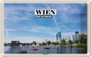 Blechschild 12x18 cm Wien Österreich Donaustadt Bildmotiv Reisemotiv Abenteuer Reisen