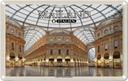 Blechschild 12x18 cm Mailand Galleria Vittorio Emanuele Bildmotiv Reisemotiv Abenteuer Reisen