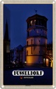 Blechschild 18x12 cm Düsseldorf Schlossturm Baukunst Bildmotiv Reisemotiv Abenteuer Reisen