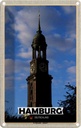 Blechschild 18x12 cm Hamburg St. Michaelis Michael Abenteuer Reisen Urlaub
