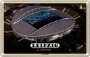 Blechschild 12x18 cm Leipzig Blick Zentralstadion Bildmotiv Reisemotiv Abenteuer Reisen