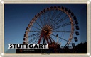 Blechschild 12x18 cm Stuttgart Cannstatter Wasen Bildmotiv Reisemotiv Abenteuer Reisen