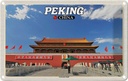 Blechschild 12x18 cm Peking China Verbotene Stadt Bildmotiv Reisemotiv Abenteuer Reisen Urlaub