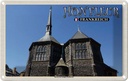 Blechschild 12x18 cm Honfleur Frankreich Kirche Katharina Abenteuer Reisen Urlaub