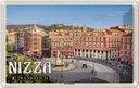 Blechschild 12x18 cm Nizza Frankreich Place Masséna Hauptplatz Abenteuer Reisen Urlaub