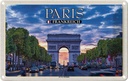 Blechschild 12x18 cm Paris Frankreich Arc de Triomphe Abenteuer Reisen Urlaub