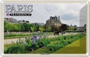 Blechschild 12x18 cm Paris Frankreich Jardin des Tuileries Park Abenteuer Reisen Urlaub