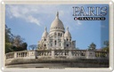Blechschild 12x18 cm Paris Frankreich Sacré-Coeur de Montmartre Abenteuer Reisen Urlaub