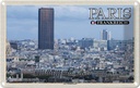 Blechschild 12x18 cm Paris Frankreich Montparnasse Hochhaus Abenteuer Reisen Urlaub