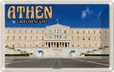 Blechschild 12x18 cm Athen Griechenland Syntagma Platz Bildmotiv Reisemotiv Abenteuer Reisen