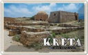 Blechschild 12x18 cm Kreta Griechenland Fortezza von Rethymno Bildmotiv Reisemotiv Abenteuer Reisen