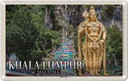 Blechschild 12x18 cm Kuala Lumpur Malaysia Batu Caves Bildmotiv Reisemotiv Abenteuer Reisen