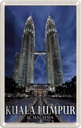 Blechschild 18x12 cm Kuala Lumpur Malaysia Petronas Bildmotiv Reisemotiv Abenteuer Reisen