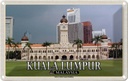 Blechschild 12x18 cm Kuala Lumpur Sultan Abdul Building Bildmotiv Reisemotiv Abenteuer Reisen