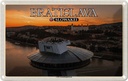 Blechschild 12x18 cm Bratislava Slowakei UFO-Aussichtsplattform Bildmotiv Reisemotiv Abenteuer Reisen