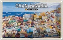 Blechschild 12x18 cm Gran Canaria Spanein Las Palmas Stadt Bildmotiv Reisemotiv Abenteuer Reisen