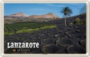 Blechschild 12x18 cm Lanzarote Spanien La Geria Dorf Bildmotiv Reisemotiv Abenteuer Reisen