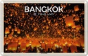 Blechschild 12x18 cm Bangkok Thailand Loy Krathong Lichterfest Bildmotiv Reisemotiv Abenteuer Reisen