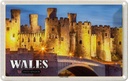 Blechschild 12x18 cm Wales United Kingdom Conwy Castle Burg Bildmotiv Reisemotiv Abenteuer Reisen