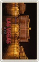 Blechschild 12x18 cm Las Vegas USA Bellagio Wasserspiele Bildmotiv Reisemotiv Abenteuer Reisen