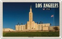 Blechschild 12x18 cm Los Angeles USA Mormon Temple Bildmotiv Reisemotiv Abenteuer Reisen