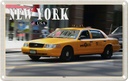 Blechschild 12x18 cm New York USA Taxi Straßen Bildmotiv Reisemotiv Abenteuer Reisen