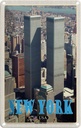 Blechschild 18x12 cm New York USA World Trade Center Bildmotiv Reisemotiv Abenteuer Reisen