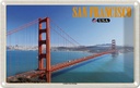 Blechschild 12x18 cm San Francisco USA Golden Gate Bridge Bildmotiv Reisemotiv Abenteuer Reisen